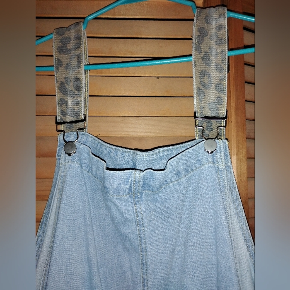 Blue Denim Overalls with Adjustable Straps